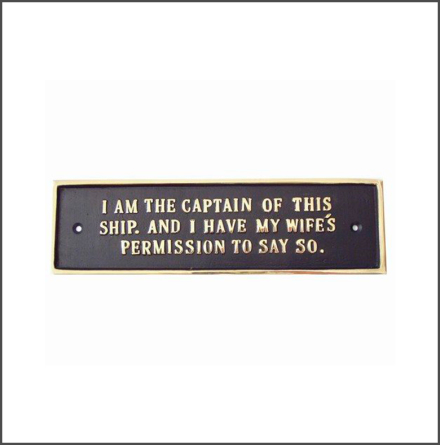 Mssingsskylt - I am the Captain...