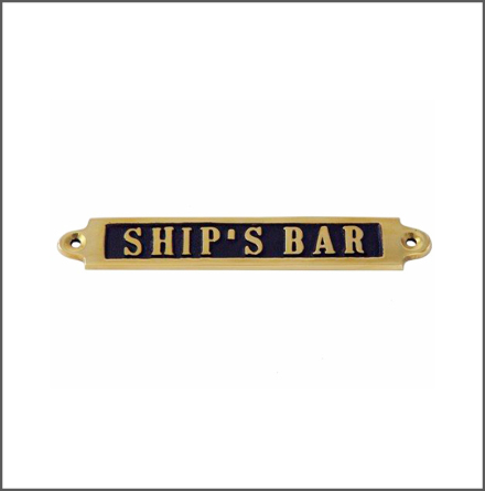 Mssingsskylt - Ship&#39;s Bar